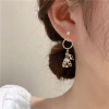 48 Summer Flower 925 Silver Needle Stud Earrings for Women 2022 New Style Earrings, Elegant and high-end, Niche Design Sense 020 Ding Die Application Scenario